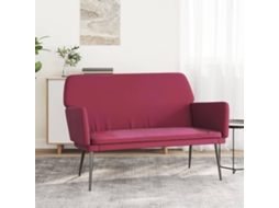 Banco Vidaxl Vermelho Veludo