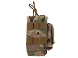 Colete Minimo Molle para rádio, camuflado e impermeável.