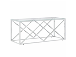 Coffee Table, Coffee Tables Vidaxl Prateado Aço Inoxidável (n/a)