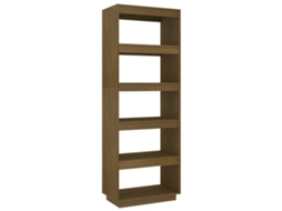Book Cabinet, Book Cabinets Vidaxl Marrom Madeira De Pinho (n/a)
