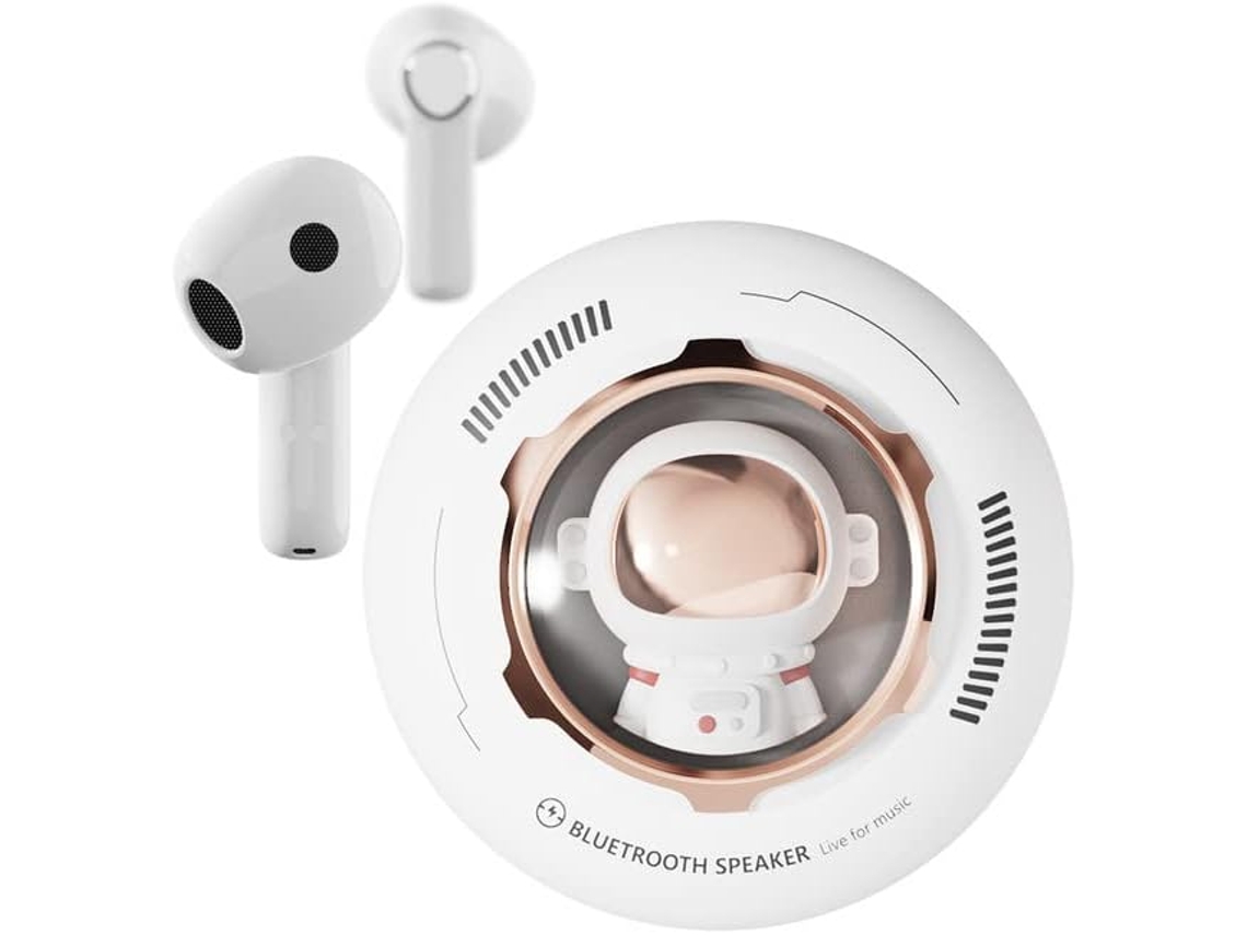 Auriculares YIZHOOD True Wireless Bluetooth Branco