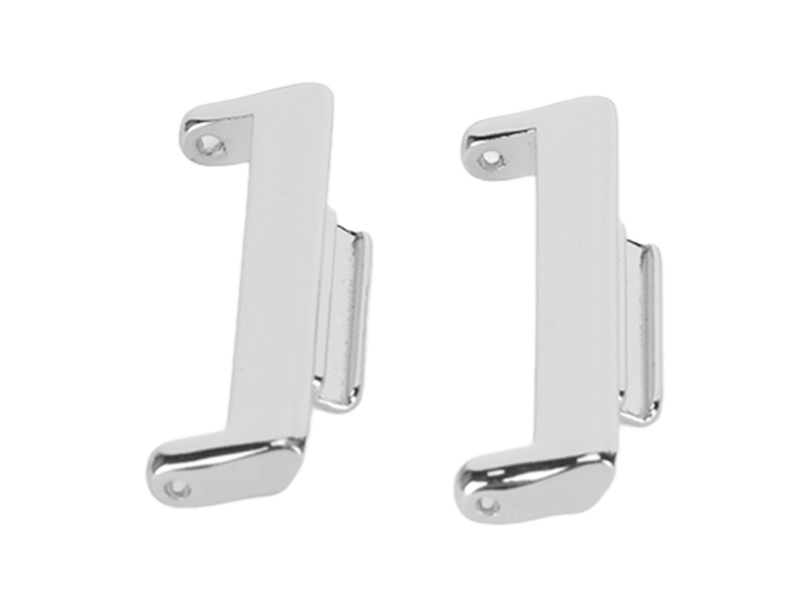 Conector Pulseira Relógio Metal Fit 2 20mm Prata 2 Unidades
