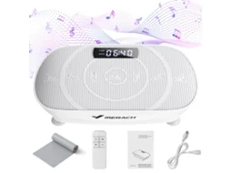Plataforma vibratória potente MERACH para treino corpo inteiro, desenvolvimento muscular, tonificação, controle automático, plataforma vibratoria