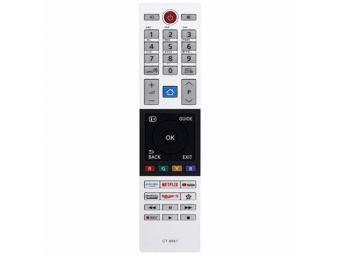 Comando À Distância Para Tv Compatível Com Toshiba Ct-8561 Com Botões De Atalho