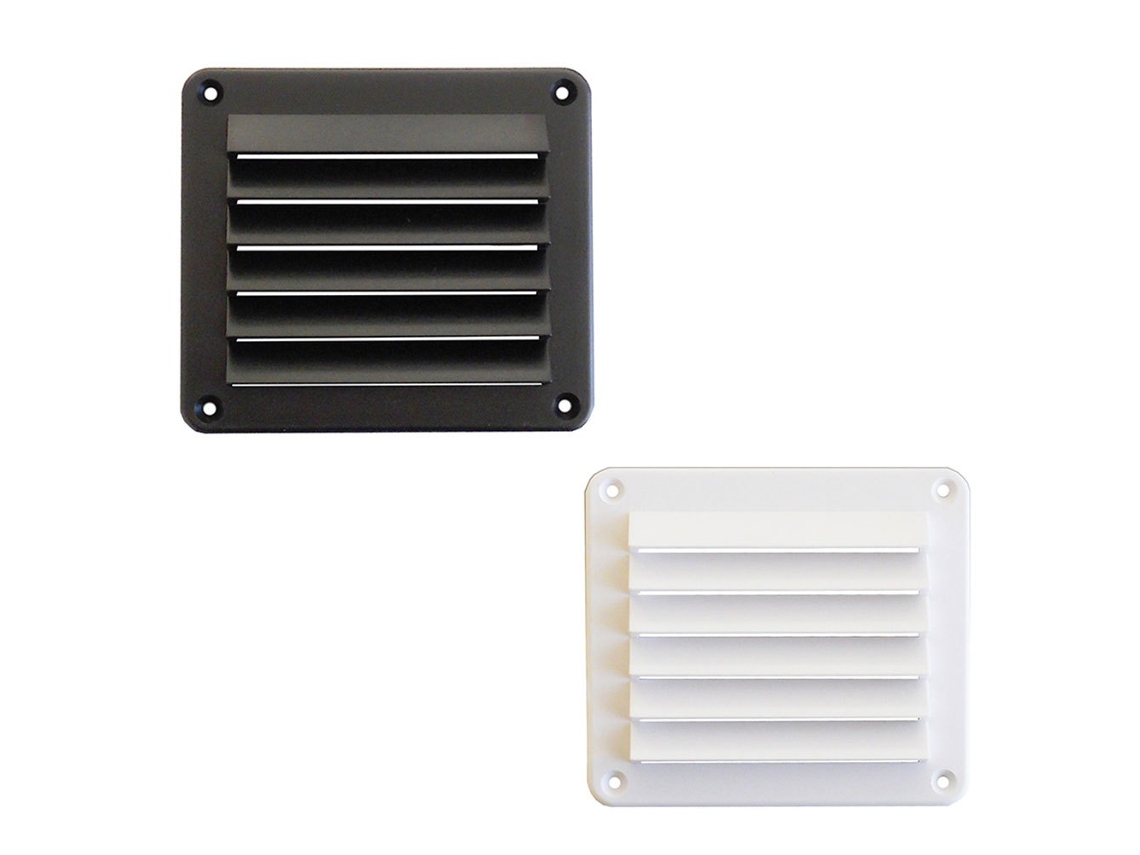 A.A.A. Grade de Ventilação Quadrada Nylon Prateado 140 X 125 Mma.A.A.