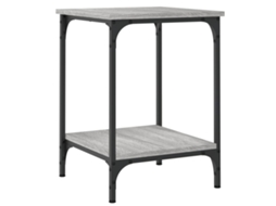 Mesa de Centro Derivados de Madeira Cinzento Sonoma MAISON EXCLUSIVE (40x40x55 cm)