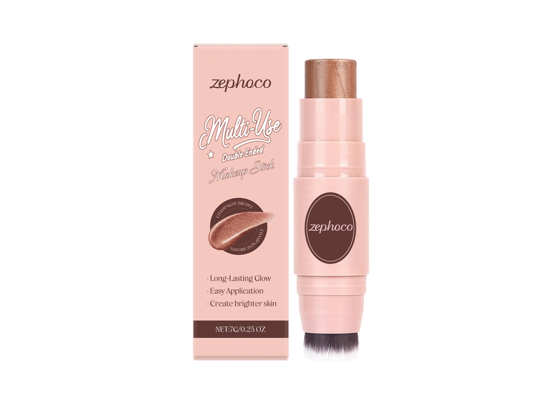 Pincel Maquilhagem Multiuso Champagne Marrom LAXISCREED