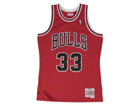 Camisola para Homem MITCHELL & NESS Vermelho (Tam: XL)