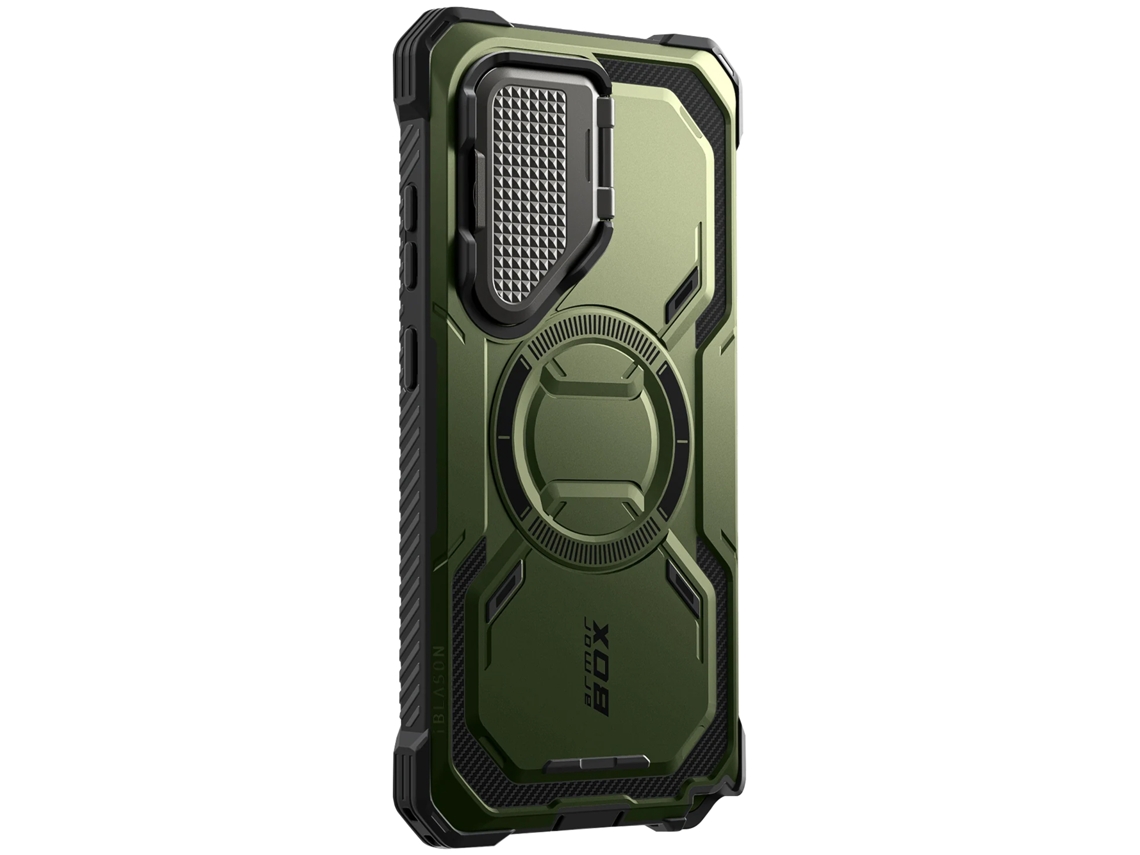 Capa Integral Ultra Antichoque Para Samsung Galaxy S25 Ultra I-blason Acrílico Verde