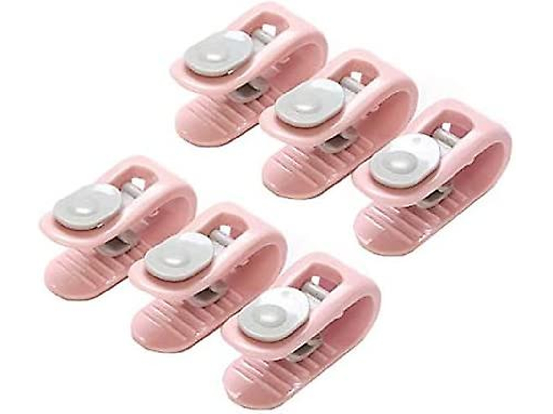 Conjunto De 6 Prendedores De Capa De Edredom Rosa, Que Mantêm Os Cantos No Lugar E Evitam Que O Lençol Se Mova. Aquaforge