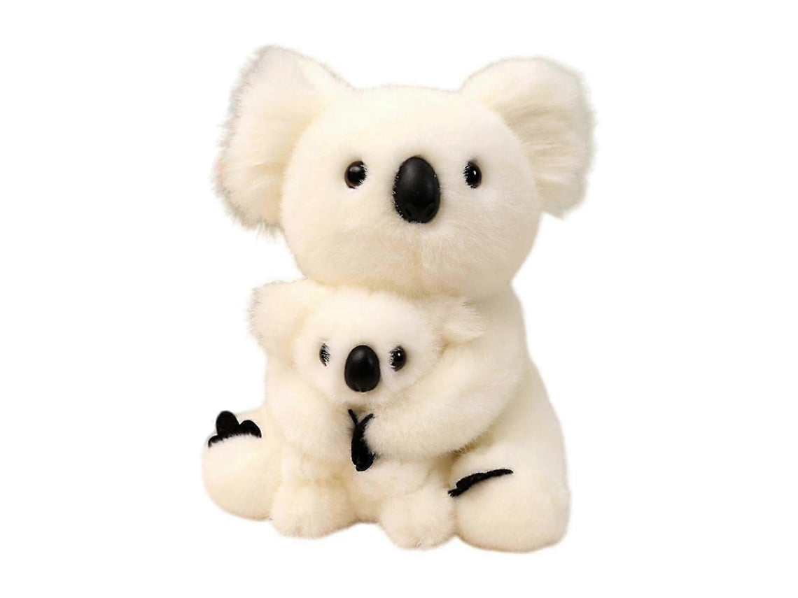 Brinquedo de Peluche Urso Coala, 11,02 Polegadas, Macio, Presente para Adultos--Branco