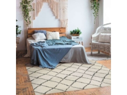 Tapete - A Fábrica De Decoração - Algodão Berbere Losango - 190x290 Cm - Algodão - Retangular