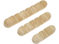 Presilhas Adesivas de Silicone para Cabos com Aparência de Madeira Natural, Organizadores de Fios. SFUSHOS