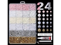Conjunto de Strass para Decoração de Unhas, Ideal para Nail Art e Trabalhos Manuais CZHHMART (estilo 3)