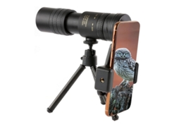 Luneta Monocular Com Zoom Óptico De 10 300x40mm Hd, Telescópio Monocular Para Adultos, Caça, Caminhadas, Passeios Turísticos E Concertos Preto Yizhood