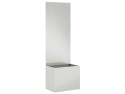Conjunto 1 Tela De Jardim Vidaxl Prateado Aço (50 X 32 X 150 Cm)