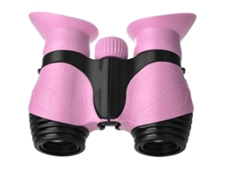 Binóculos Para Crianças 8x21 De Alta Resolução, Óptica À Prova De Choque, Mini Binóculos Dobráveis, Para Observação De Pássaros Bestvite (rosa)