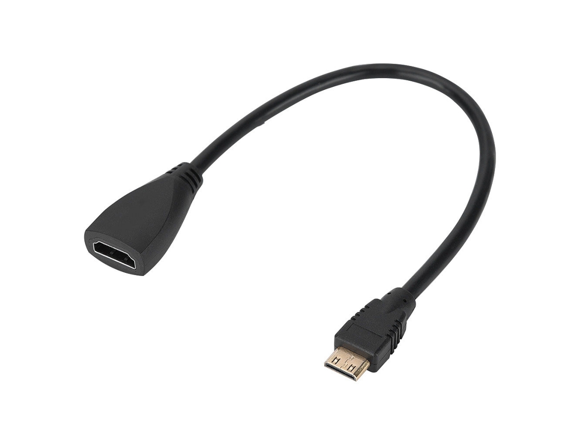 Adaptador Hdmi Fêmea Para Mini Hdmi Macho 1080p 3d