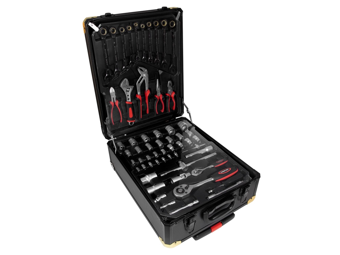 Kit de Ferramentas 408 Peças Estojo com Rodas NORTHIX