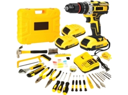 Furadeira De Impacto Sem Fio, 45nm De Torque, 3 Modos De Trabalho, 120 Pcs, Ue
