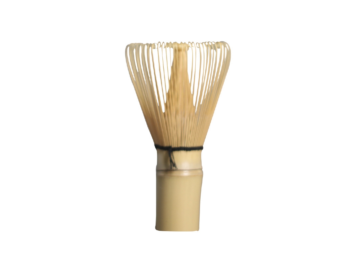 Pincel De Matcha Japonês Tradicional Bambu, 100 Fios