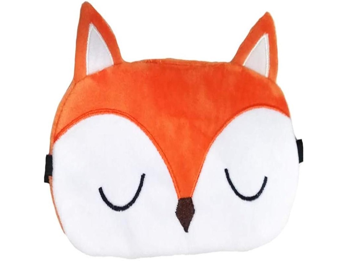 Máscara de Dormir Fofa com Estampa de Raposa, um Desenho Animado de Animal AQUAFORGE