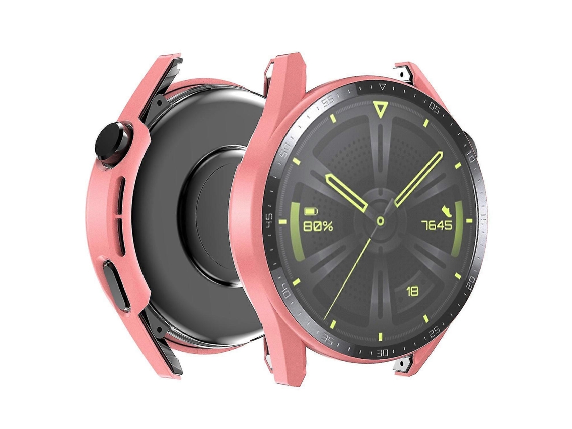 Capa fosca para Huawei Watch GT 3 46 mm, relógio inteligente com mostrador de vidro temperado e tela HD, design Ly Ebike