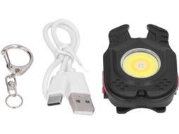Lanterna De Bolso Multifuncional 500 Lúmens Com Chaveiro, Luz Cob,