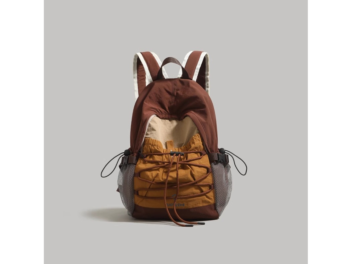 Mochila De Montanhismo, Grande Capacidade, Impermeável, Marrom, Adequada Para Atividades Ao Ar Livre Como Camping, Mochila Esportiva, Caminhadas