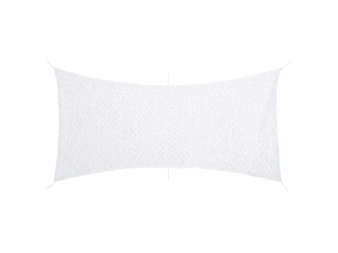 Vidaxl Rede De Camuflagem Com Saco De Arrumação 506x279 Cm Branco