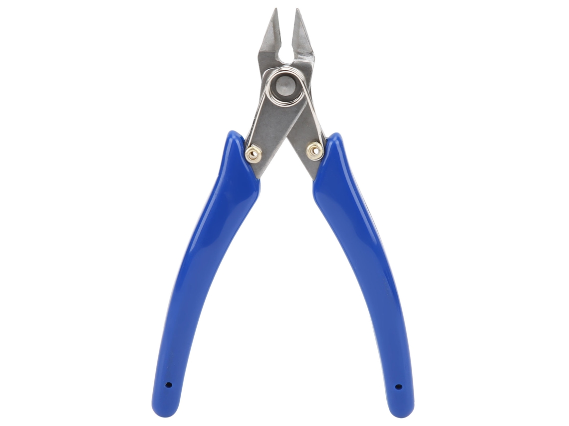 Alicates Diagonais YURU Model Cutter, Precisos em Aço Cromo Vanádio, 5 polegadas para Modelismo e Eletrônica