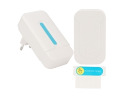 Campainha Semi Fio Autoalimentada (sem Bateria, À Prova D'água)