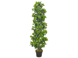 Vidaxl Planta Loureiro Artificial Com Vaso 150 Cm Verde