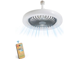 Ventilador De Teto Multidirecional De 10 Polegadas Com Soquete Para Lâmpada, Ventilador De Teto De R Gokoco