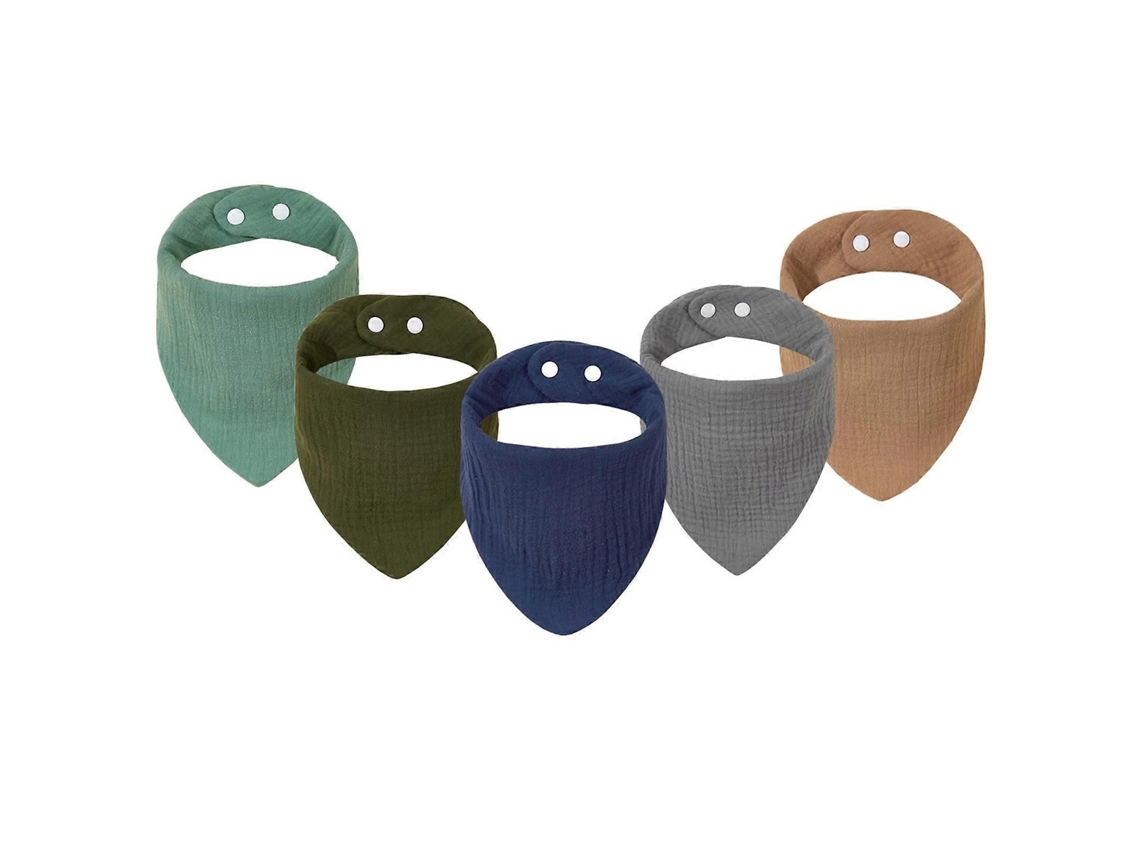 Babadores Para Bebês Com 6 Camadas De Algodão Absorvente Grosso Babadores Para Bebês Para Alimentação E Dentição Babadores Para Bebês Meninas E M