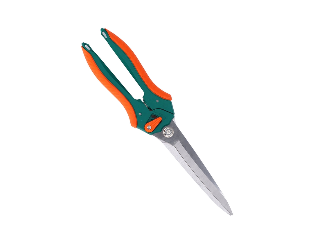 Laxiscreed Tesouras De Poda Com Boca Longa E Punho De Borracha Para Jardinagem