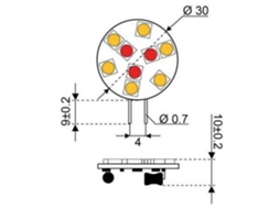Talamex Super Led G4 9Xsmd Lado