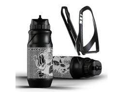 Garrafa De Água Portátil De Plástico Para Ciclismo De Montanha, 650ml, Para Uso Ao Ar Livre, Com Suporte.