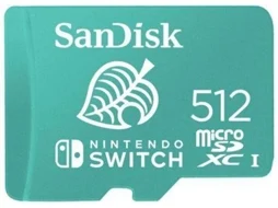 Cartão MicroSDXC SANDISK Nintendo Switch (512 GB - 100 MB/s - UHS-I)