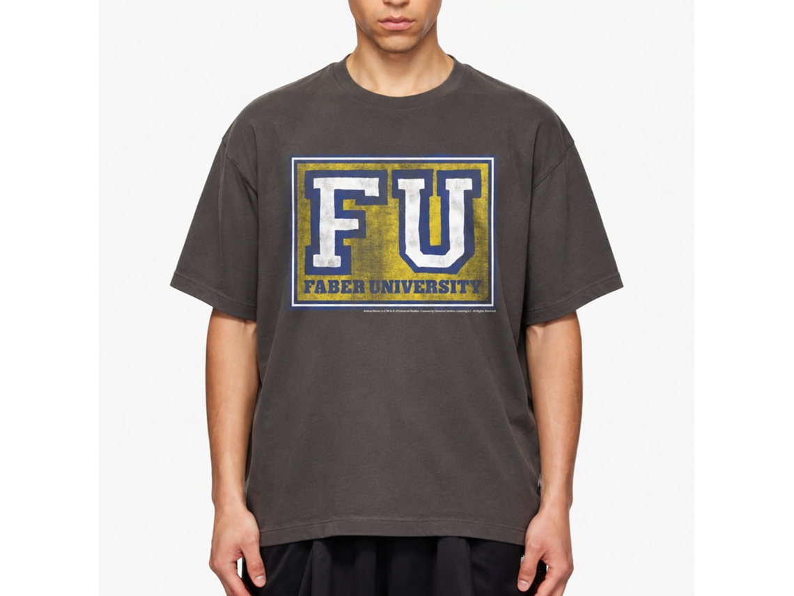Rockinstone Animal House Movie Fu Solid Smoke Adult T-shirt Size:m
