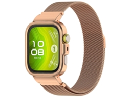 Pulseira De Aço Inoxidável Com Ímã Milan Integrado E Armação De Metal.