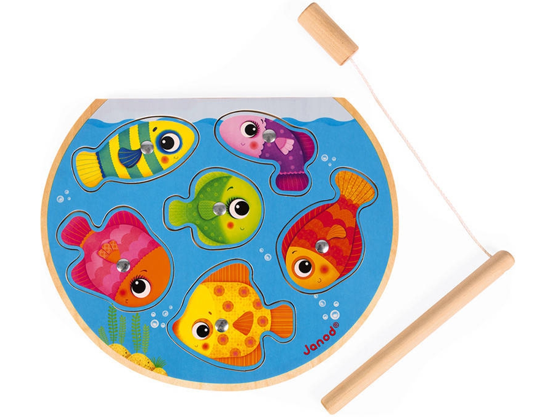 Jogo JANOD Peixes (Idade Mínima: 18M - 6 Peças)