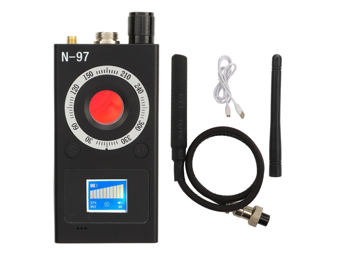 Detector De Señales Sensible Com Mudança Automática De Frequência E Detecção Gps Para Câmeras Ocultas E Dispositivos Escondidos