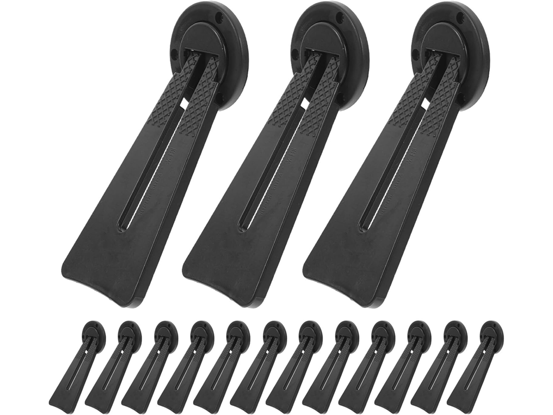 Shineofi Lote De 20 Suportes Chevalets Em Plástico Noir Para Quadro Foto Pequeno Formato Pieds De Suporte