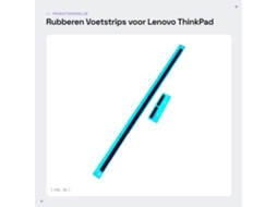 Caretas De Borracha Para Lenovo Thinkpad X1 Extreme Série