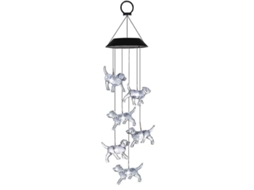 Campana De Viento Solar Con Luz Cálida Impermeable Para Jardín Patio Decoración Hogar Fiesta 2025