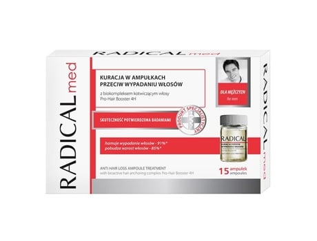 Radical Med Ampolas Antiqueda Para Homens 15 Ampolas De 5ml Ideepharm