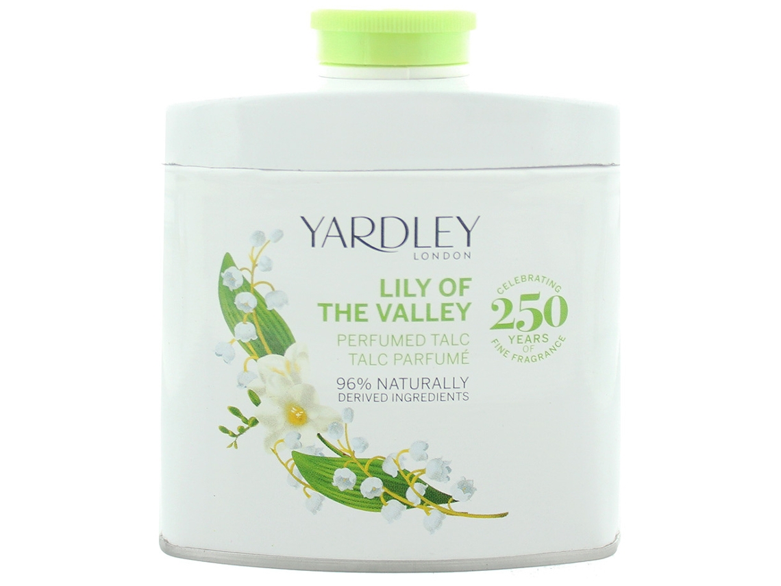 YARDLEY Talco Perfumado Lirios Del Valle 200 Gr