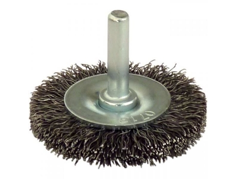 Escova Circular D.50Mm em Fio de Aço 6X30 Haste 0.30 Onda DRAKKAR