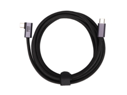 Cabo De Dados Type C Para Type C De Ângulo 90 Graus 100w Carregamento Rápido 300cm Resistente À Desgaste